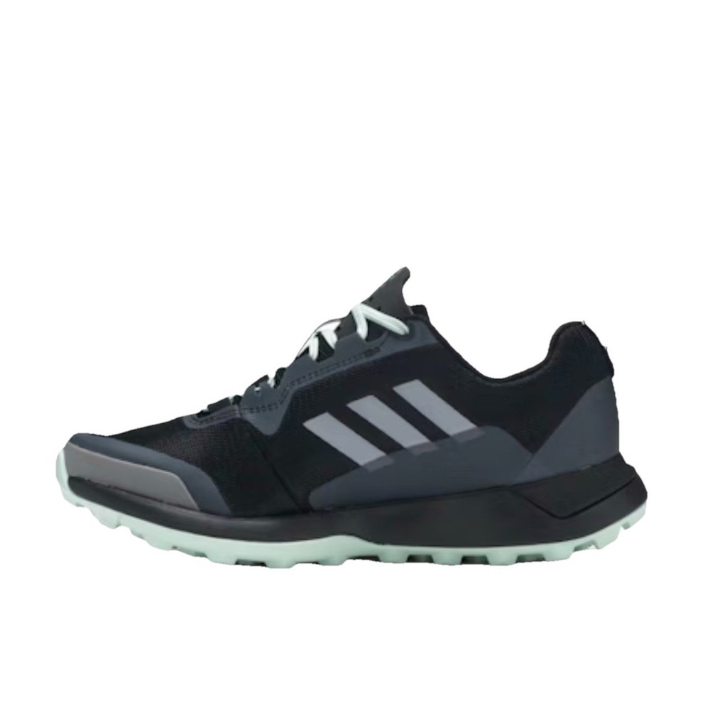 Adidas Terrex Soulstride Womens Trail Running Shoes Black Grey Mint EVA Sneaker - Picture 3 of 5